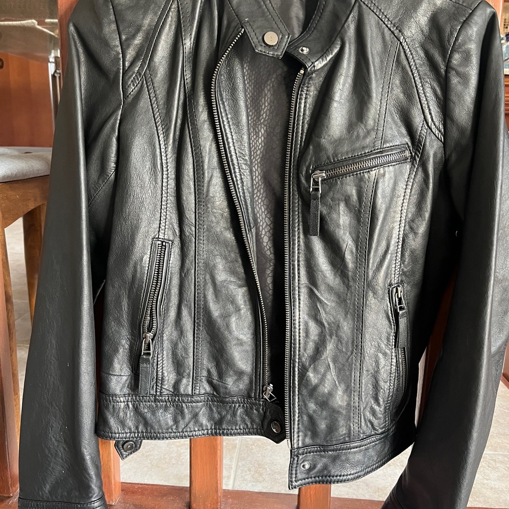 Wilson Black Leather Jacket